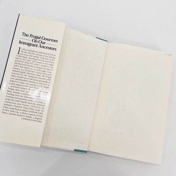 The Frugal Gourmet on Our Immigrant Ancestors Hardcover 1990 - Picture 5 of 11